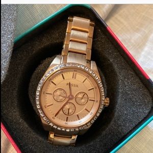 Fossil Rose Gold watch